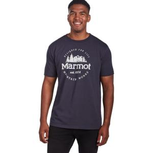 imageMARMOT Mens Logo TShirts  Printed Graphic on Cotton TeeCulebra Peak Pacific