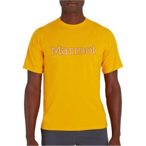 imageMARMOT Mens Windridge Graphic Short Sleeve ShirtGolden Sun