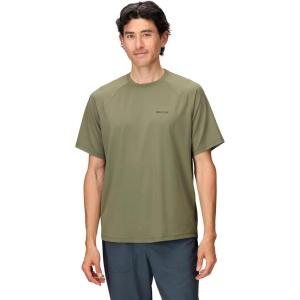 imageMARMOT Mens Windridge MoistureWicking EcoFriendly Breathable UPF Short Sleeve ShirtOlive Grove