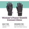 imageMARMOT Womens Power Stretch Connect CoolWeather Glove  Warm AllPurpose Liner with Touchscreen Compatible FingertipsBlack