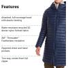 imageMARMOT Womens Echo Featherless Long Jacket  MidThigh Lightweight DownAlternative Puffer with HoodArctic Navy Shiny  Latest Collection