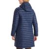imageMARMOT Womens Echo Featherless Long Jacket  MidThigh Lightweight DownAlternative Puffer with HoodArctic Navy Shiny  Latest Collection