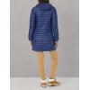 imageMARMOT Womens Echo Featherless Long Jacket  MidThigh Lightweight DownAlternative Puffer with HoodArctic Navy Shiny