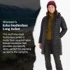 imageMARMOT Womens Echo Featherless Long Jacket  MidThigh Lightweight DownAlternative Puffer with HoodBlack Shiny  Latest Collection
