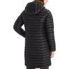 imageMARMOT Womens Echo Featherless Long Jacket  MidThigh Lightweight DownAlternative Puffer with HoodBlack Shiny  Latest Collection