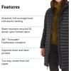 imageMARMOT Womens Echo Featherless Long Jacket  MidThigh Lightweight DownAlternative Puffer with HoodBlack Shiny  Latest Collection