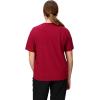 imageMARMOT Womens MMW ShortSleeve Tee Shirt  Screen Printed Graphic on Soft Breathable EcoFriendly CottonPoly BlendRed Mulberry
