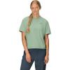 imageMARMOT Womens Airexchange UPF 50 Short Sleeve CrewAgate Green
