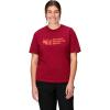 imageMARMOT Womens MMW ShortSleeve Tee Shirt  Screen Printed Graphic on Soft Breathable EcoFriendly CottonPoly BlendRed Mulberry
