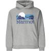 imageMARMOT Mens Coastal Logo HoodyGrey Heather