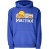 imageMARMOT Mens Coastal Logo HoodyOxide Blue
