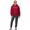 imageMARMOT Womens Marmot for Life Hoody  Hooded Sweatshirt with Screen Printed Graphic DoubleLayer Hood and Kangaroo PocketRed Mulberry