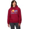 imageMARMOT Womens Coastal Logo HoodyRed Mulberry