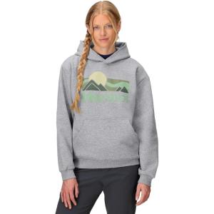 imageMARMOT Womens Coastal Logo HoodyGrey Heather