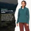 imageMARMOT Womens Drop Line 12 Zip Pullover Jacket  Lightweight Breathable 100Weight Sweater FleeceDark Jungle