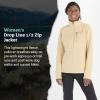 imageMARMOT Womens Drop Line 12 Zip Pullover Jacket  Lightweight Breathable 100Weight Sweater FleeceLight Oak