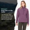 imageMARMOT Womens Drop Line 12 Zip Pullover Jacket  Lightweight Breathable 100Weight Sweater FleecePurple Fig