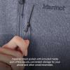 imageMARMOT Womens Drop Line 12 Zip Pullover Jacket  Lightweight Breathable 100Weight Sweater FleeceSteel Onyx