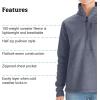 imageMARMOT Womens Drop Line 12 Zip Pullover Jacket  Lightweight Breathable 100Weight Sweater FleeceSteel Onyx