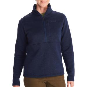 imageMARMOT Womens Drop Line 12 Zip Pullover Jacket  Lightweight Breathable 100Weight Sweater FleeceArctic Navy
