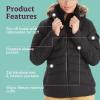 imageMARMOT Womens Ithaca Jacket  700Fill DownInsulated WaterResistant Coat with ZipOff Hood and Removable Fur RuffBlack
