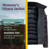 imageMARMOT Womens Ithaca Jacket  700Fill DownInsulated WaterResistant Coat with ZipOff Hood and Removable Fur RuffJet Black