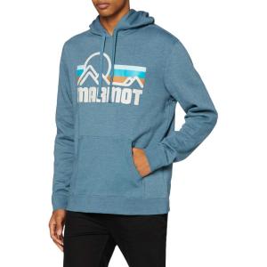 imageMARMOT Mens Coastal Hoody  Hooded Sweatshirt with Screen Printed Graphic Jersey Lined Hood and Kangaroo PocketStargazer Heather