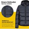 imageMARMOT Womens Guides Down Puffer Jacket with Hood 700fill InsulatedBlack