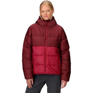 imageMARMOT Womens Womens Guides Down HoodyAcai BerryRed Mulberry