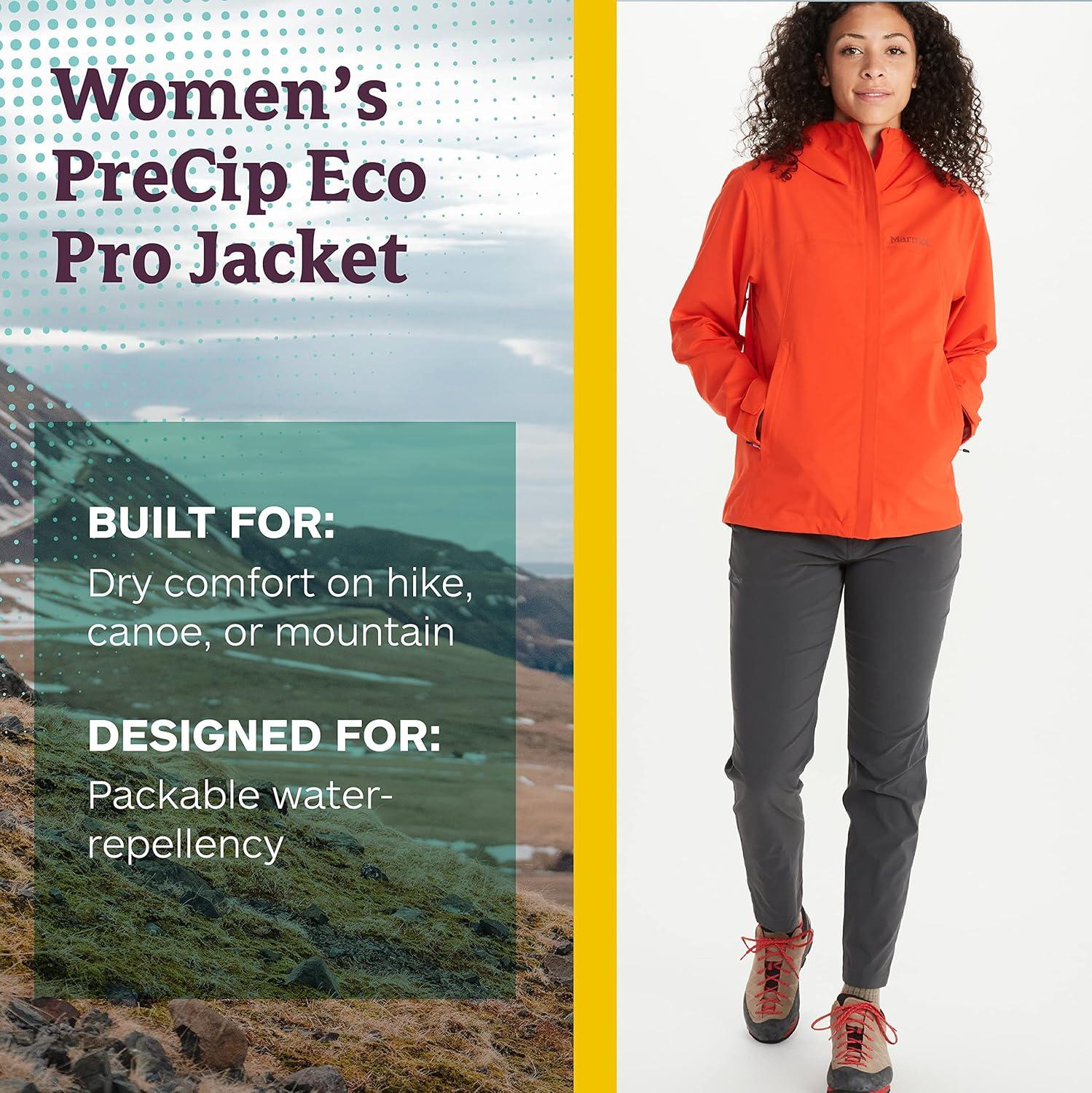 imageMARMOT Womens PreCip ECO JacketOrange