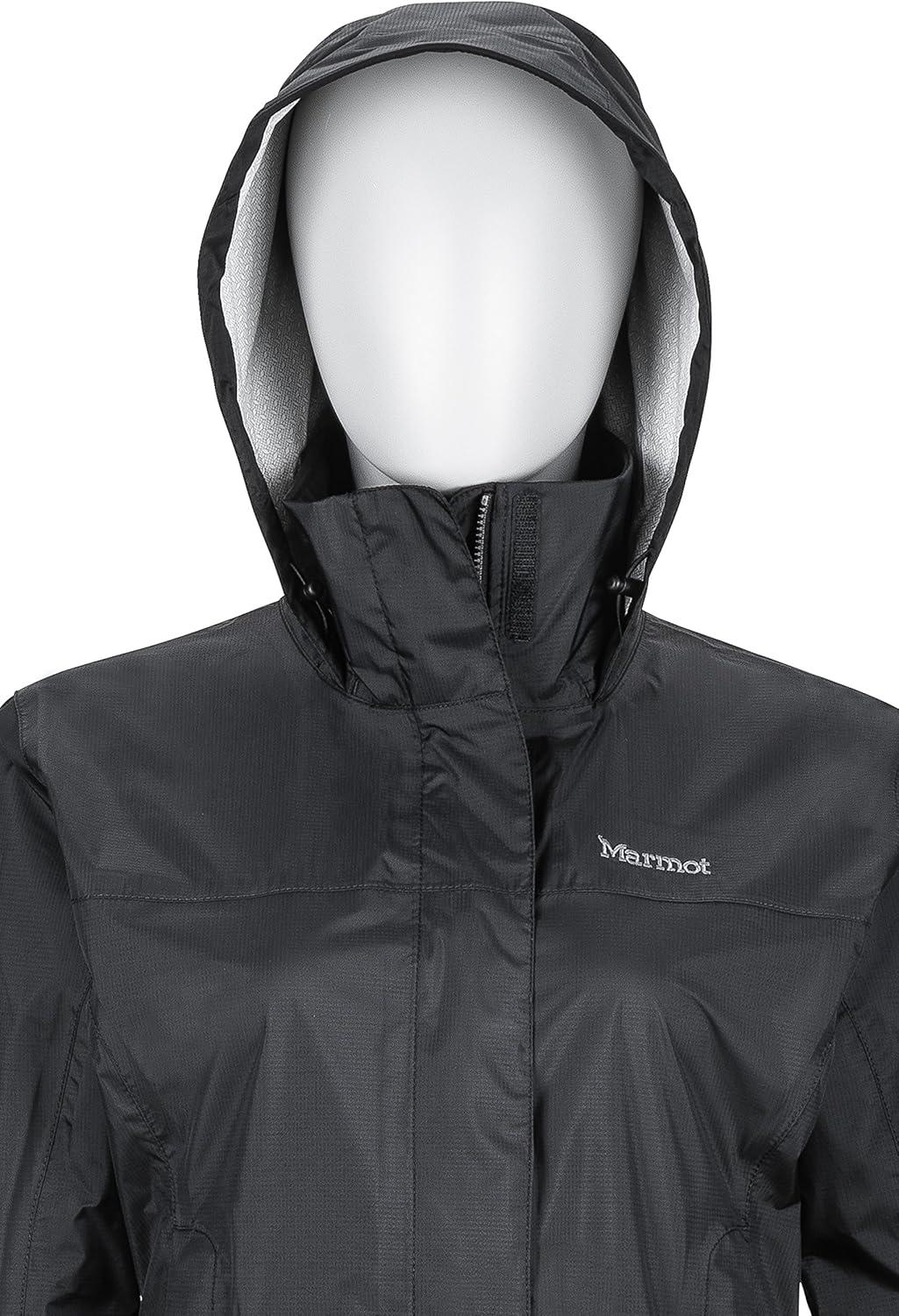 imageMARMOT Womens PreCip Rain Jacket  Lightweight WaterproofBlack