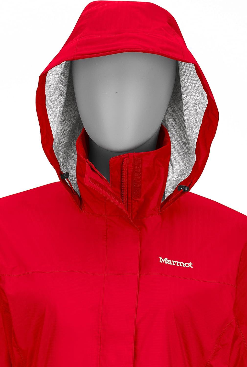 imageMARMOT Womens PreCip Rain Jacket  Lightweight WaterproofCherry Tomato