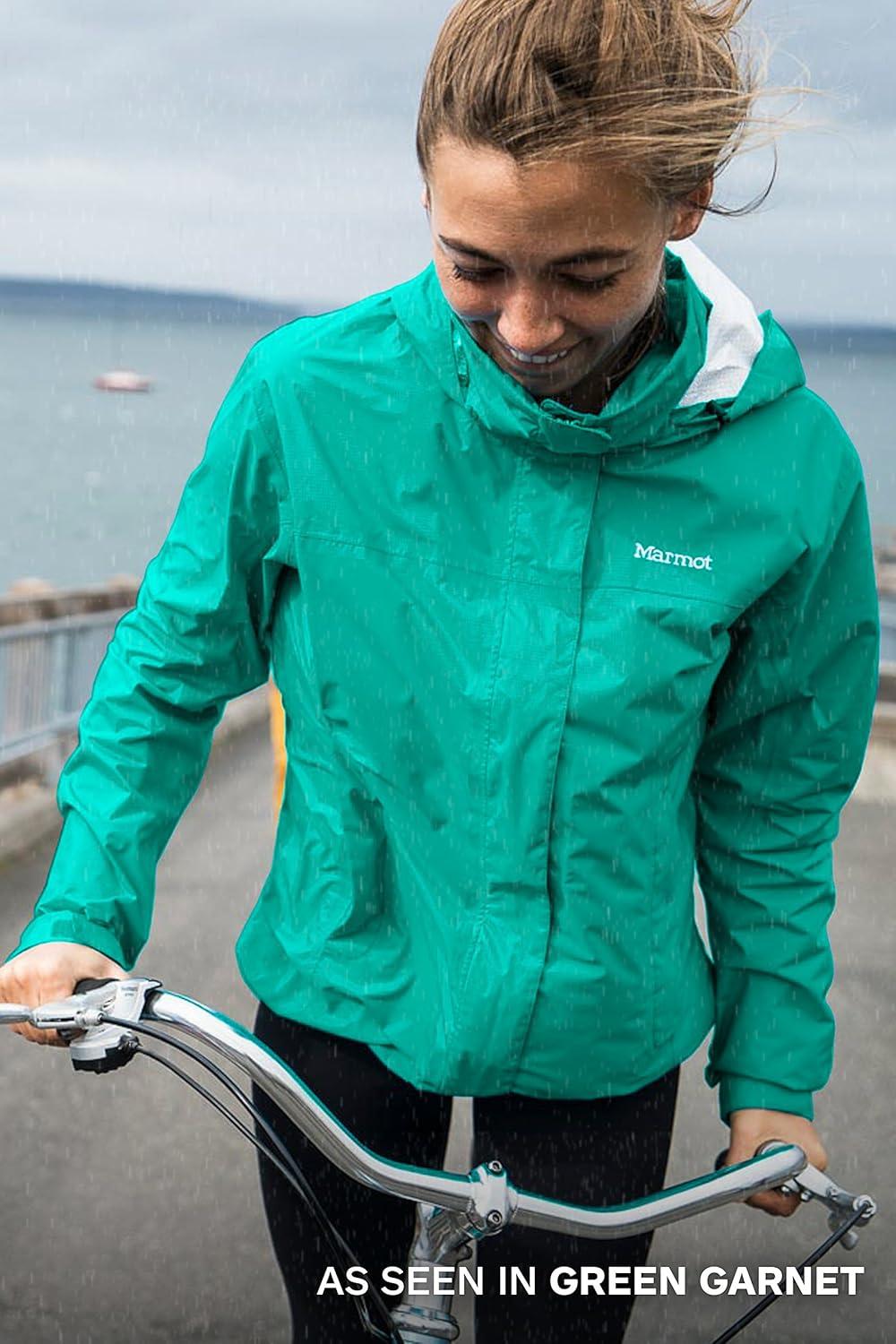 imageMARMOT Womens PreCip Rain Jacket  Lightweight WaterproofGemstone