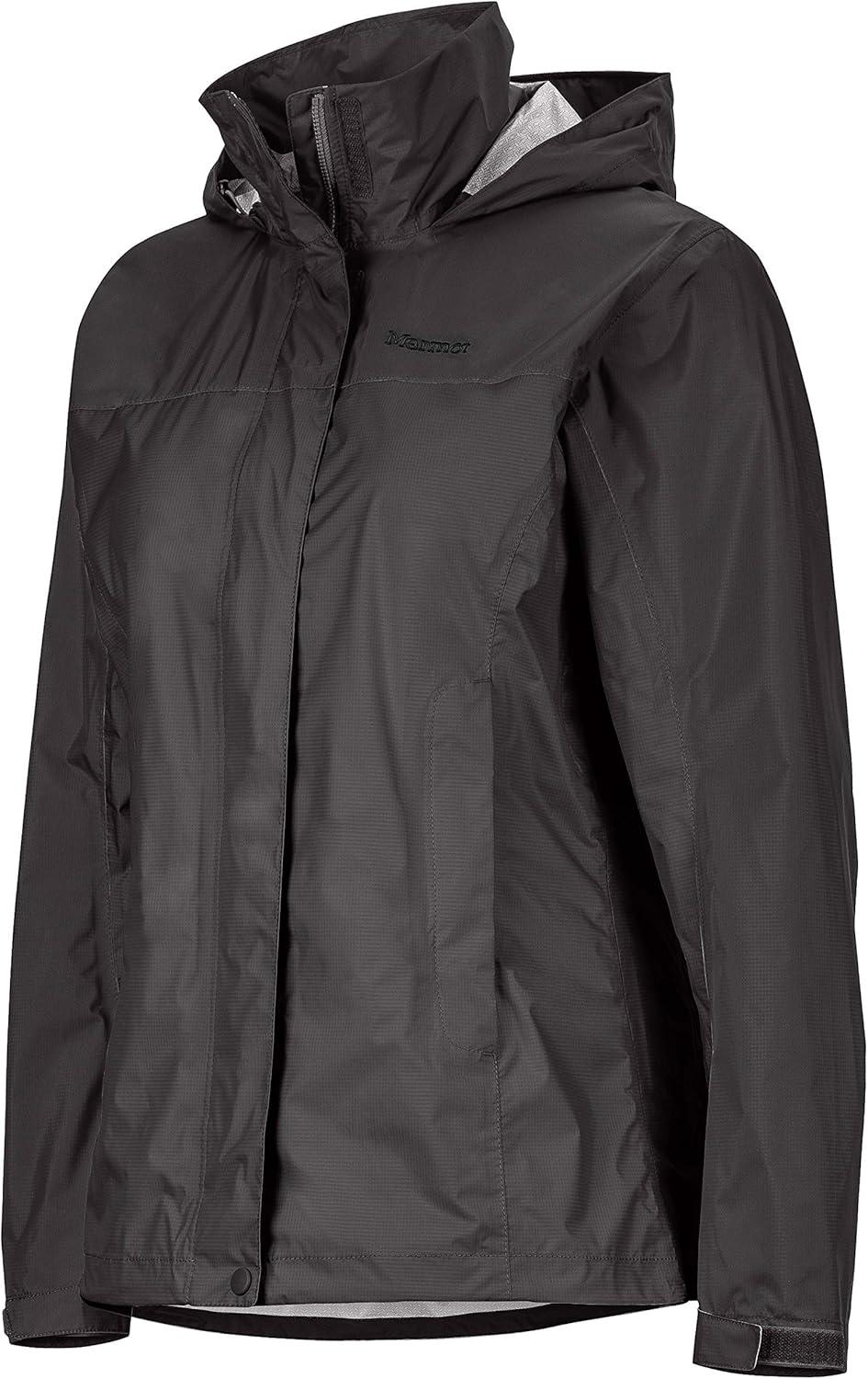imageMARMOT Womens PreCip Rain Jacket  Lightweight WaterproofJet Black