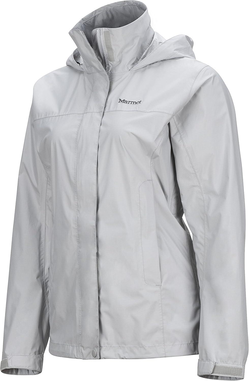 imageMARMOT Womens PreCip Rain Jacket  Lightweight WaterproofPlatinum