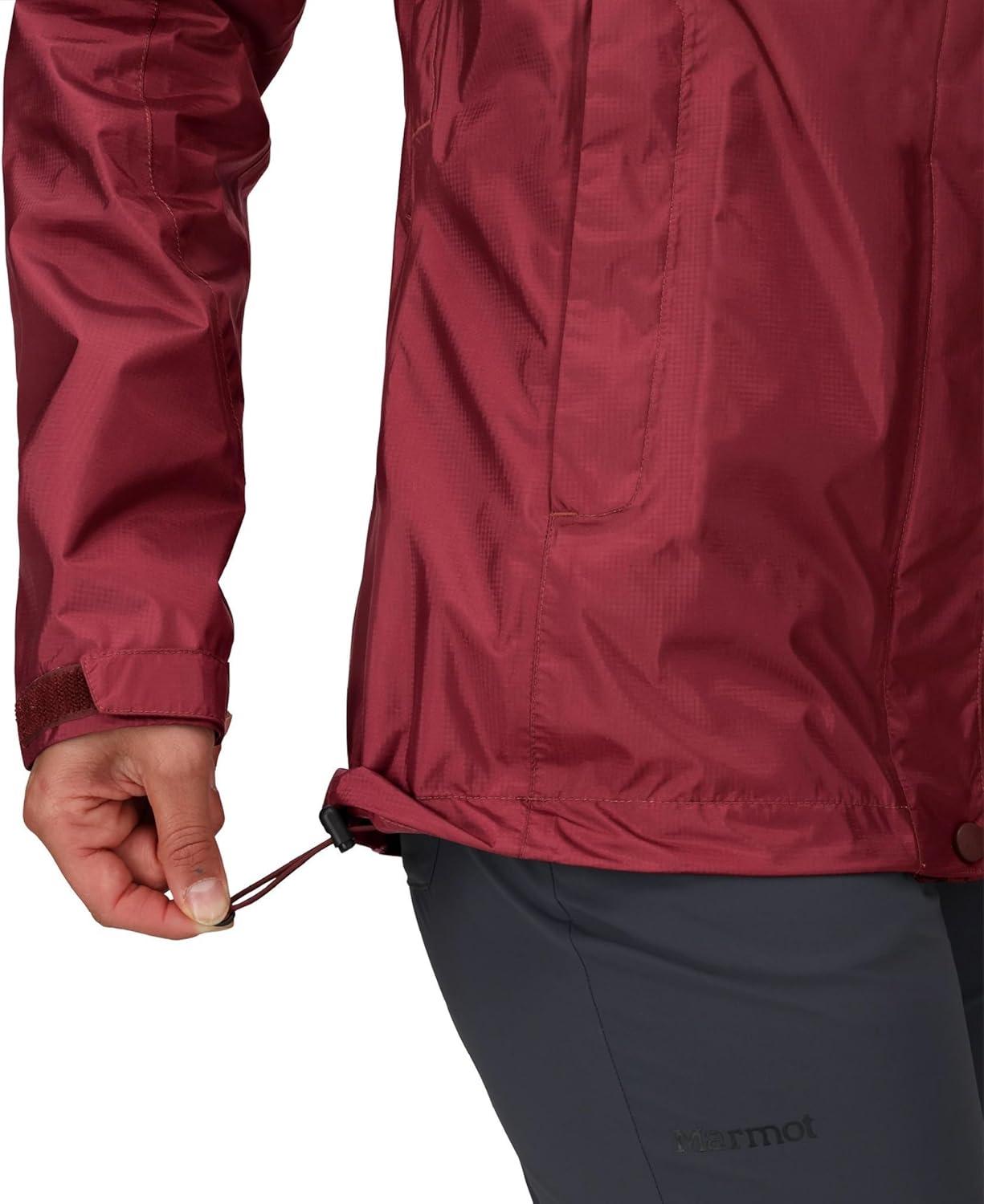 imageMARMOT Womens Precip Eco Lightweight ampamp Waterproof Rain JacketAcai Berry  Latest Collection