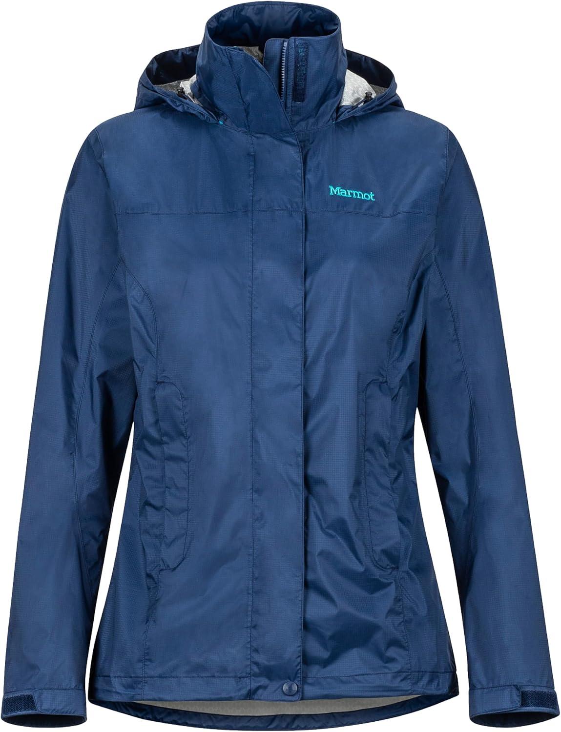 imageMARMOT Womens Precip Eco Lightweight ampamp Waterproof Rain JacketArctic Navy  Latest Collection