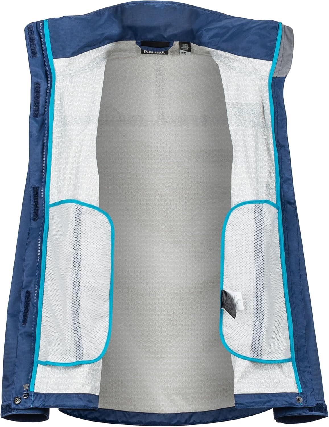 imageMARMOT Womens Precip Eco Lightweight ampamp Waterproof Rain JacketArctic Navy  Latest Collection