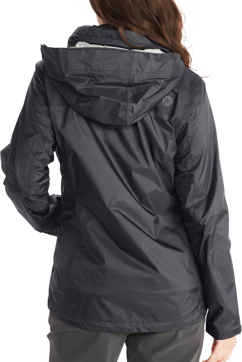 imageMARMOT Womens Precip Eco Lightweight ampamp Waterproof Rain JacketBlack  Latest Collection