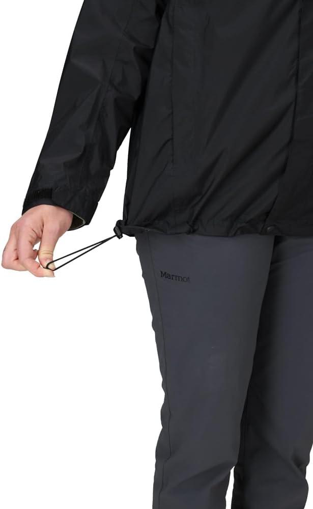 imageMARMOT Womens Precip Eco Lightweight ampamp Waterproof Rain JacketBlack  Latest Collection