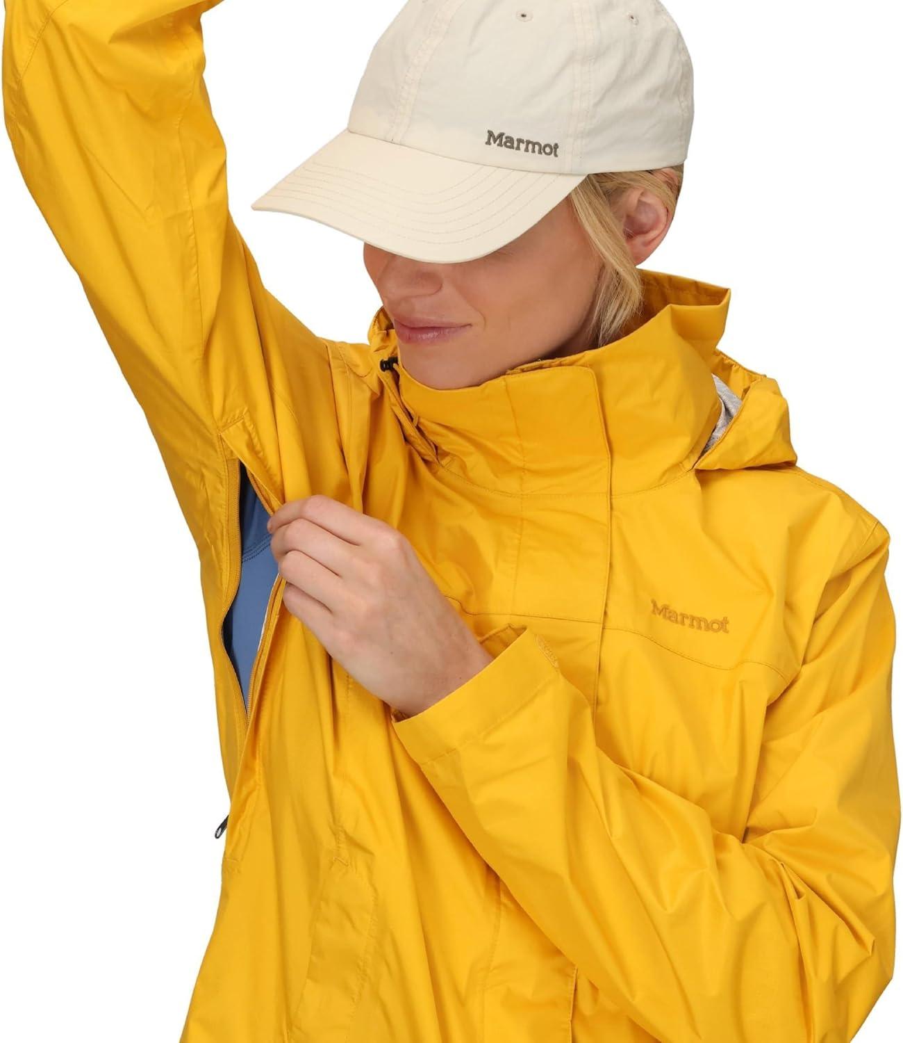 imageMARMOT Womens Precip Eco Lightweight ampamp Waterproof Rain JacketJackfruit  Latest Collection
