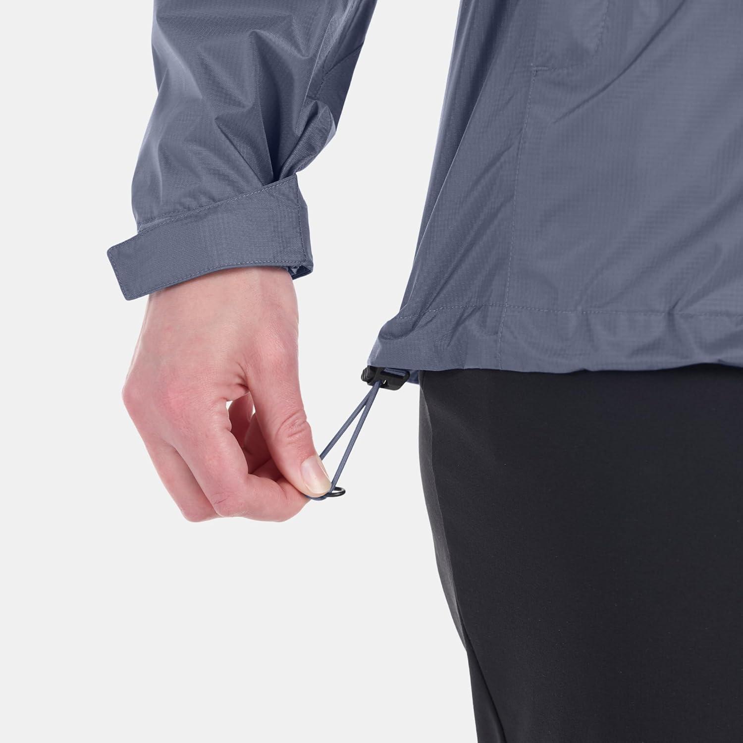 imageMARMOT Womens Precip Eco Lightweight ampamp Waterproof Rain JacketSteel Onyx  Latest Collection