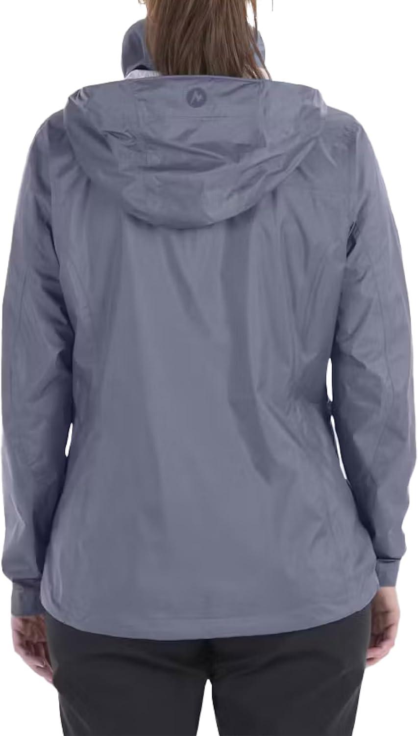 imageMARMOT Womens Precip Eco Lightweight ampamp Waterproof Rain JacketSteel Onyx  Latest Collection