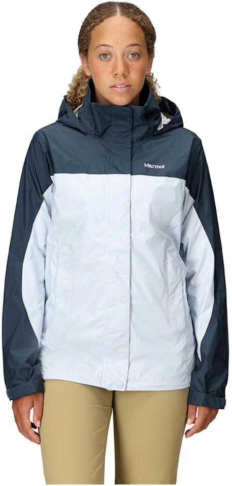 imageMARMOT Womens Precip Eco Lightweight ampamp Waterproof Rain JacketThunderheadVapor  Latest Collection