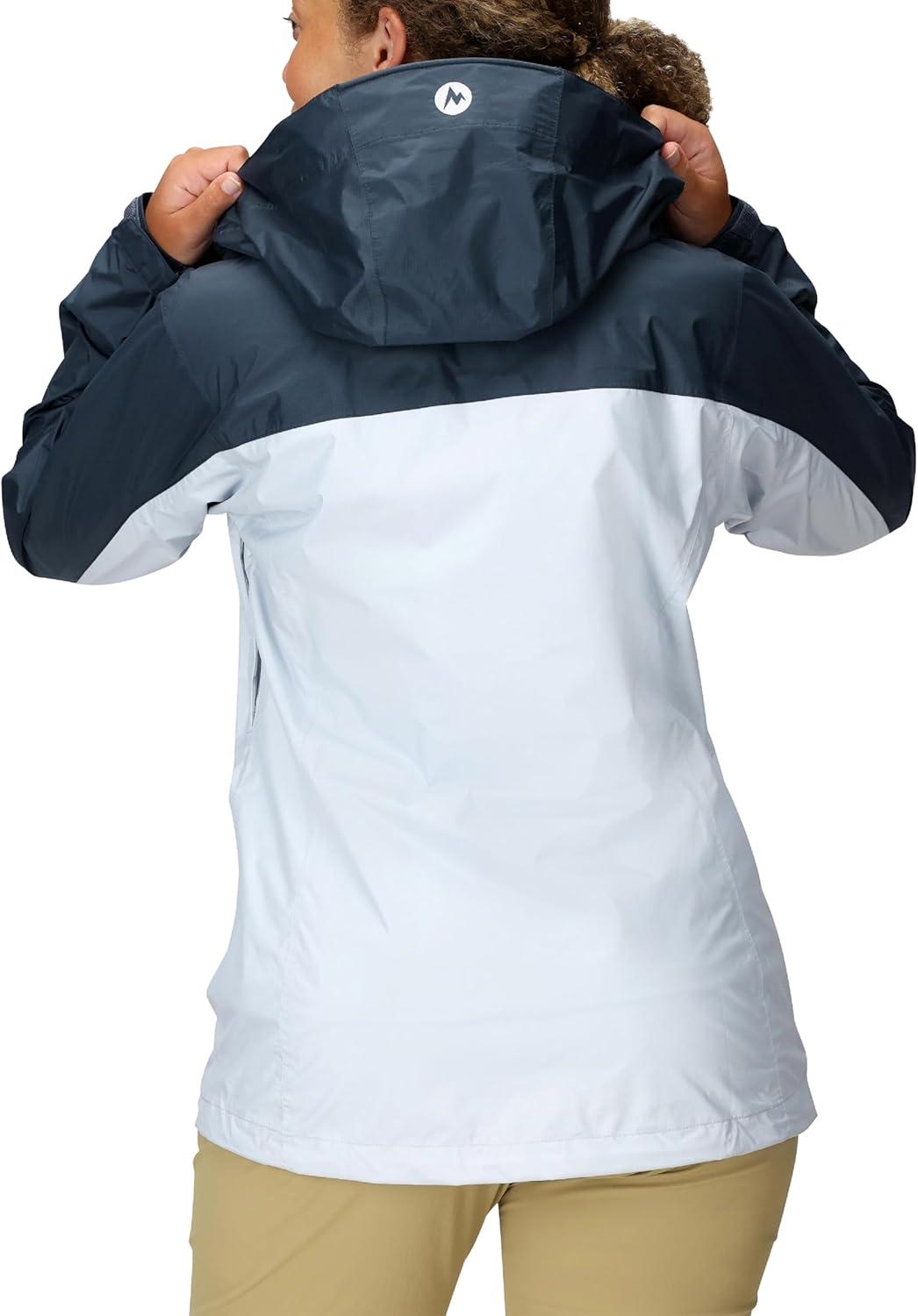 imageMARMOT Womens Precip Eco Lightweight ampamp Waterproof Rain JacketThunderheadVapor  Latest Collection