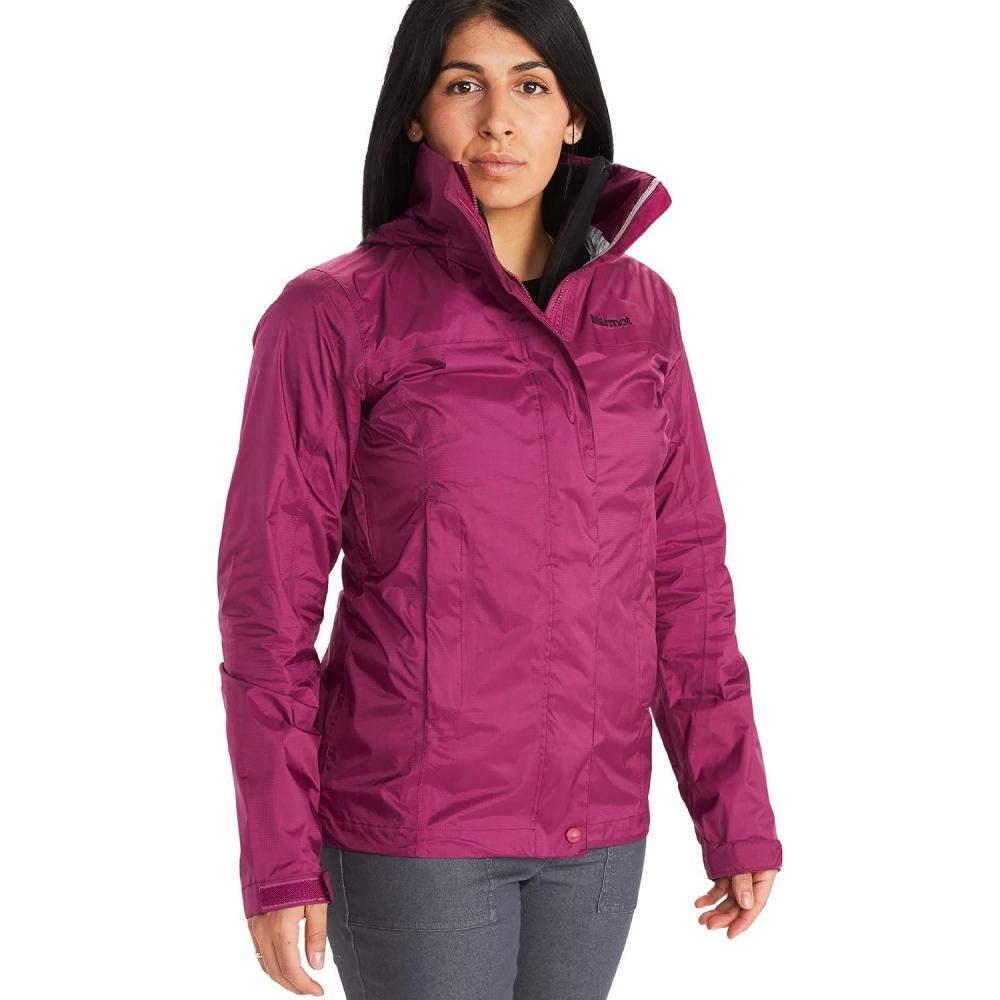 imageMARMOT Womens PreCip Rain Jacket  Lightweight WaterproofWild Rose
