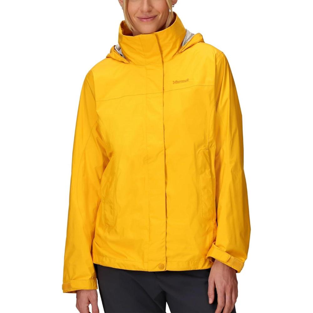 imageMARMOT Womens Precip Eco Lightweight ampamp Waterproof Rain JacketJackfruit  Latest Collection