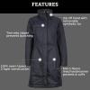imageMARMOT Womens Chelsea Waterproof Down Rain Coat Fill Power 700Jet Black