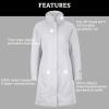 imageMARMOT Womens Chelsea Waterproof Down Rain Coat Fill Power 700Platinum
