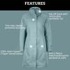 imageMARMOT Womens Chelsea Waterproof Down Rain Coat Fill Power 700Urban Army